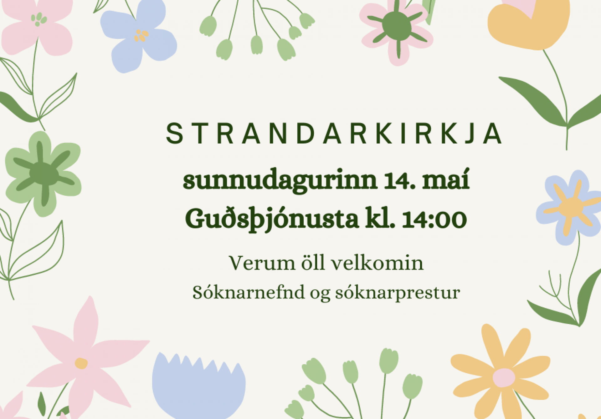 Guðsþjónusta í Strandarkirkju